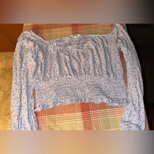 Blue Croptop Women’s Shirt